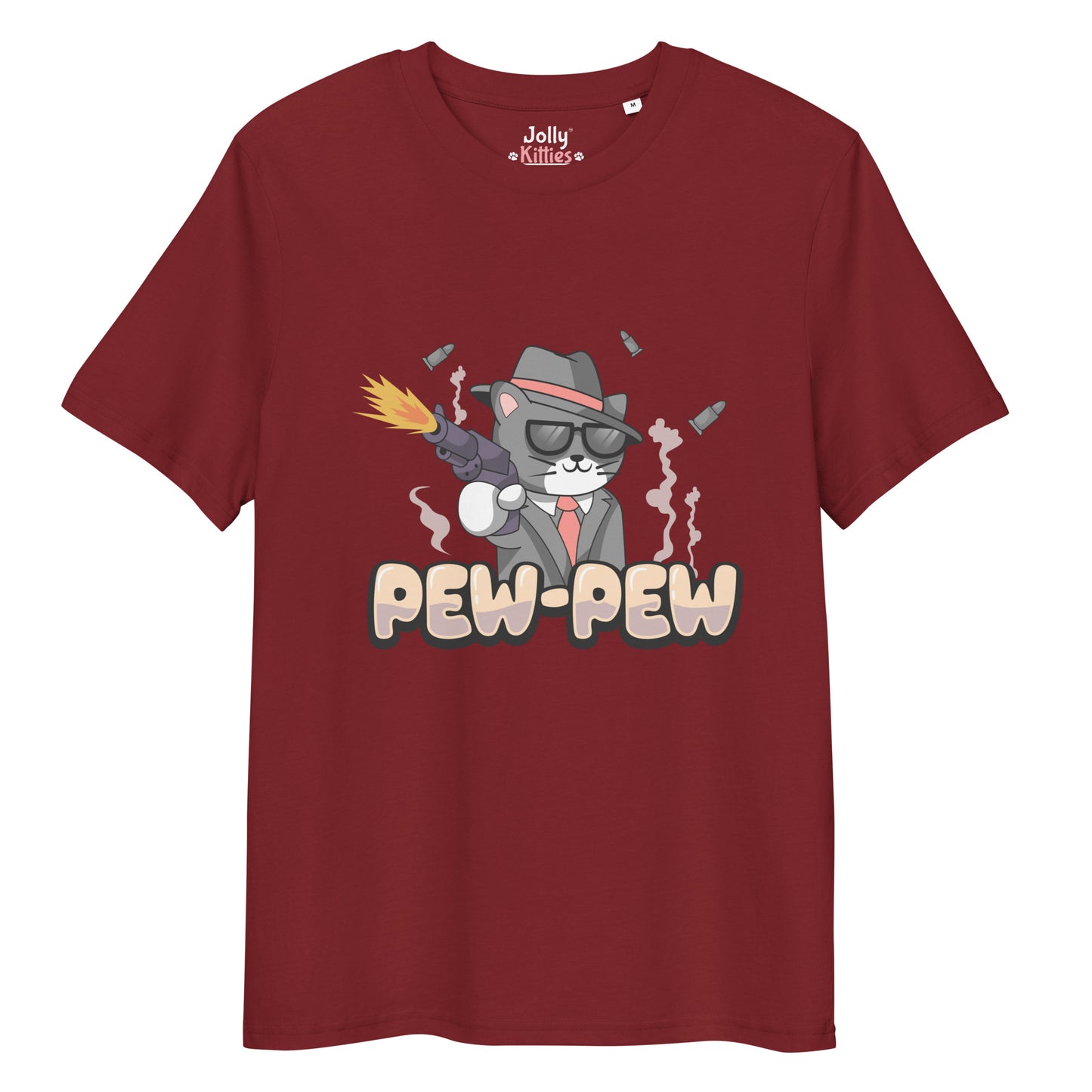 Funny Cat T-Shirt – Pew Pew - JollyKitties
