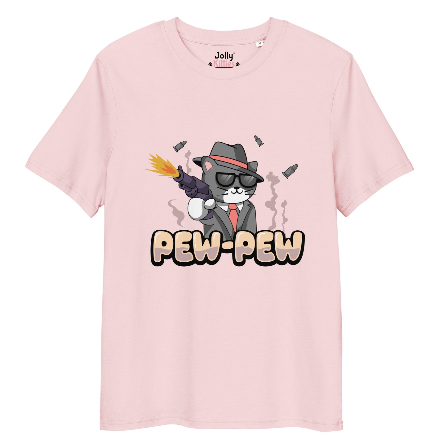 Funny Cat T-Shirt – Pew Pew - JollyKitties