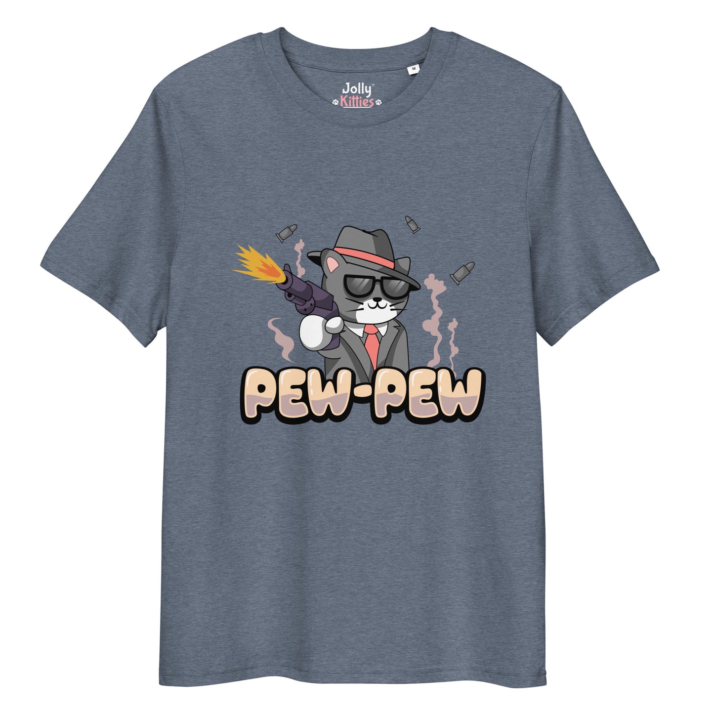 Funny Cat T-Shirt – Pew Pew - JollyKitties