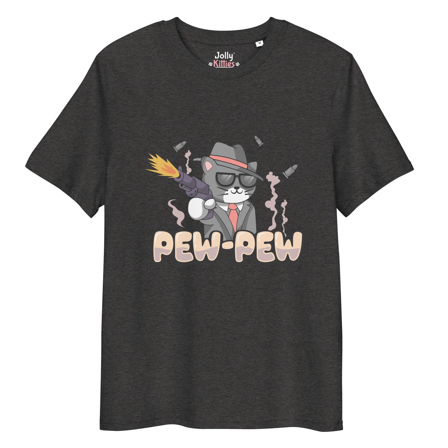 Funny Cat T-Shirt – Pew Pew - JollyKitties