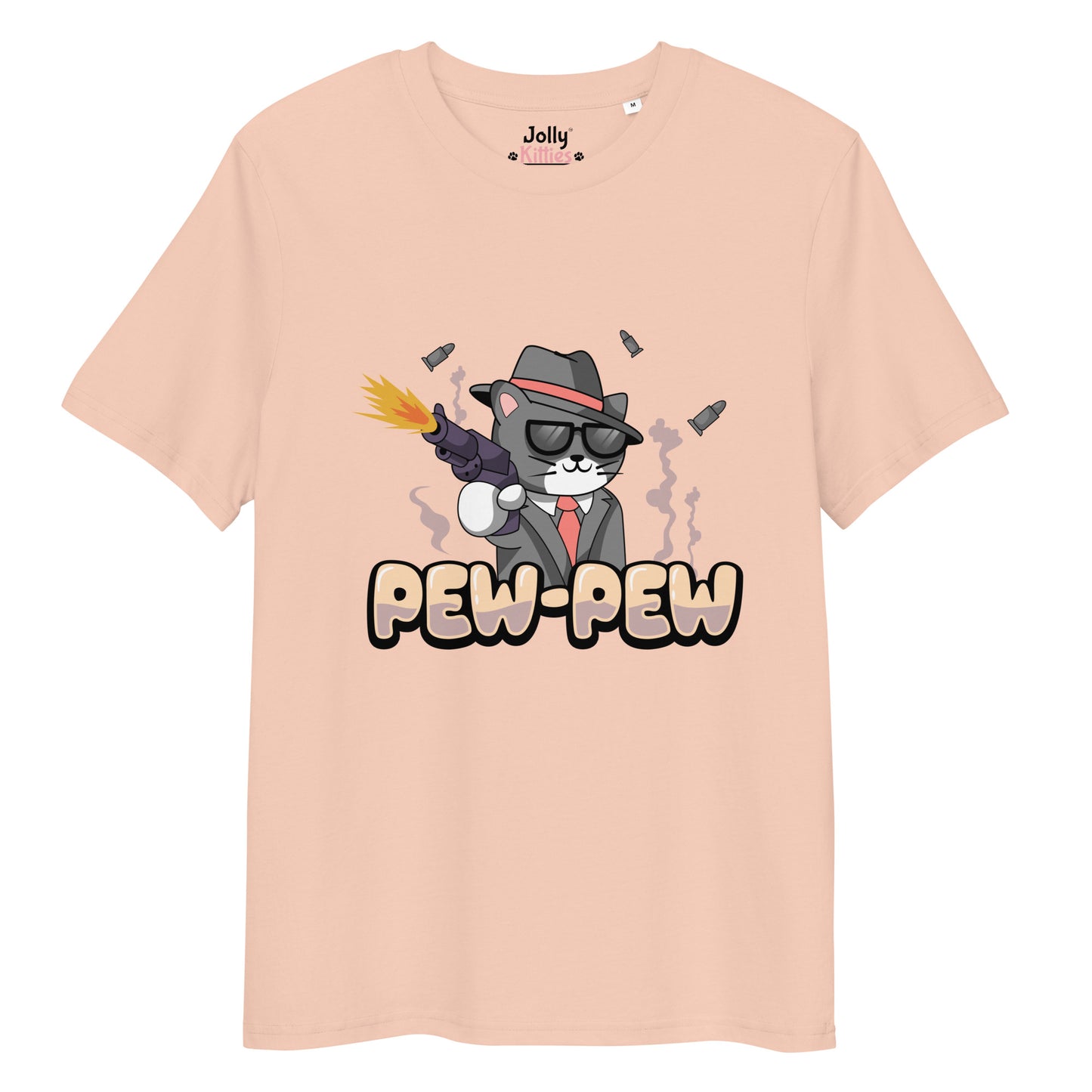 Funny Cat T-Shirt – Pew Pew - JollyKitties