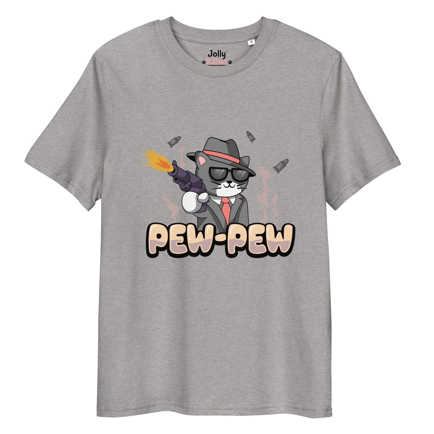 Funny Cat T-Shirt – Pew Pew - JollyKitties