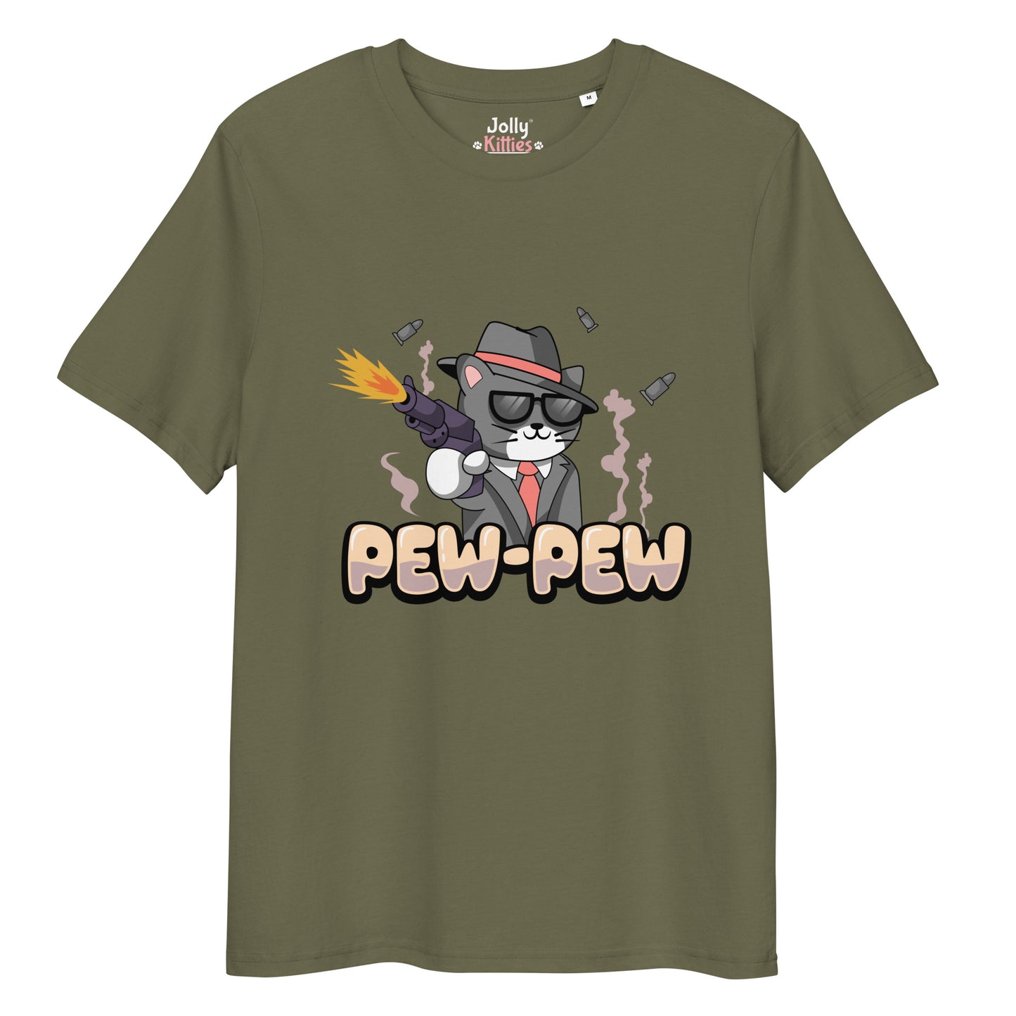 Funny Cat T-Shirt – Pew Pew - JollyKitties