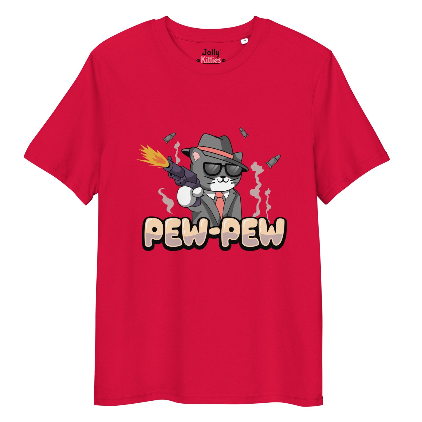Funny Cat T-Shirt – Pew Pew - JollyKitties