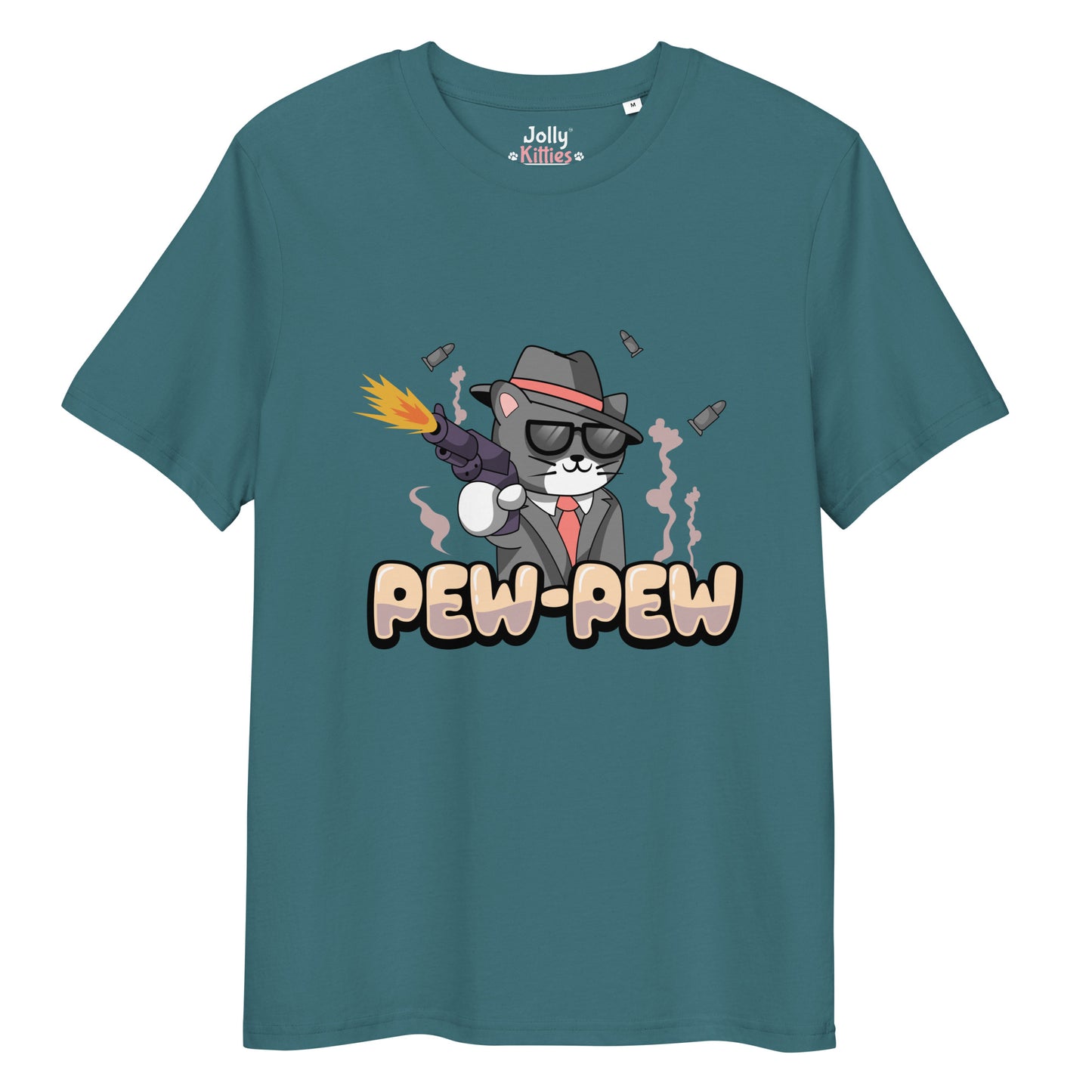 Funny Cat T-Shirt – Pew Pew - JollyKitties