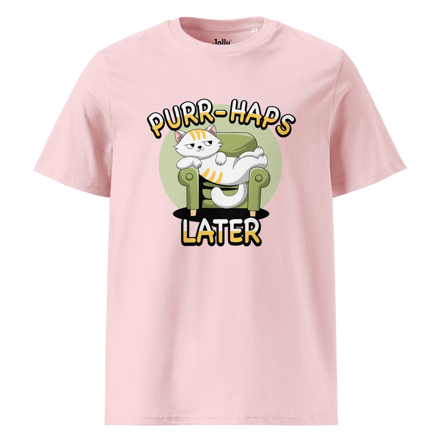 Funny Cat T-Shirt – Purr-haps Later (Couch Potato) - JollyKitties