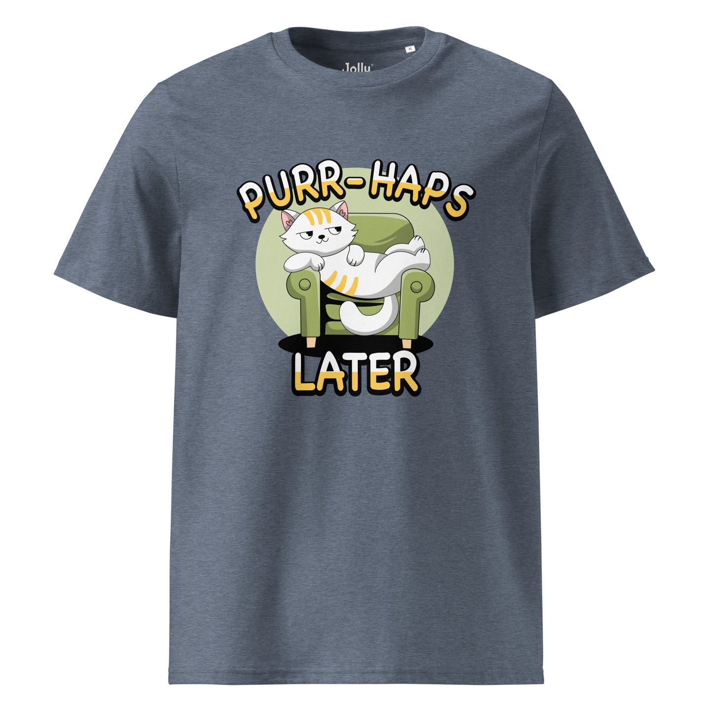 Funny Cat T-Shirt – Purr-haps Later (Couch Potato) - JollyKitties