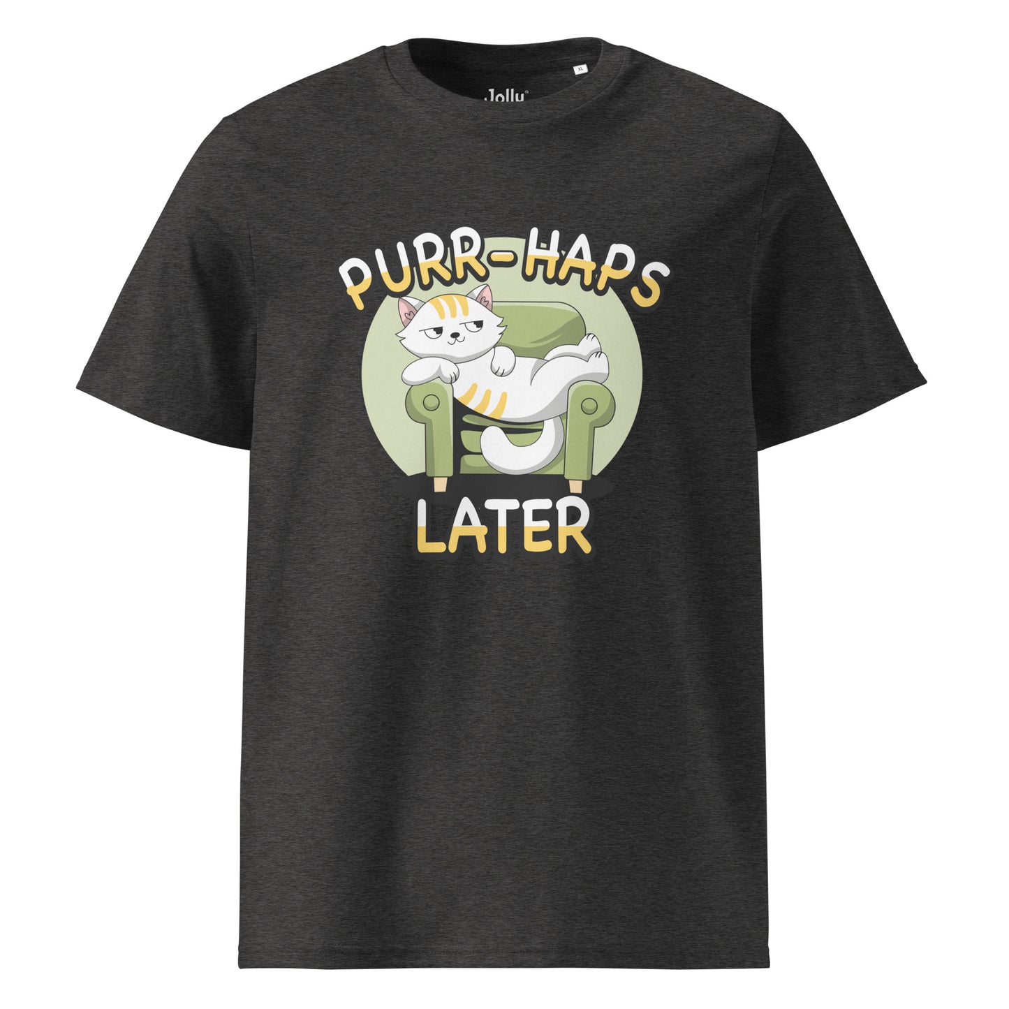 Funny Cat T-Shirt – Purr-haps Later (Couch Potato) - JollyKitties
