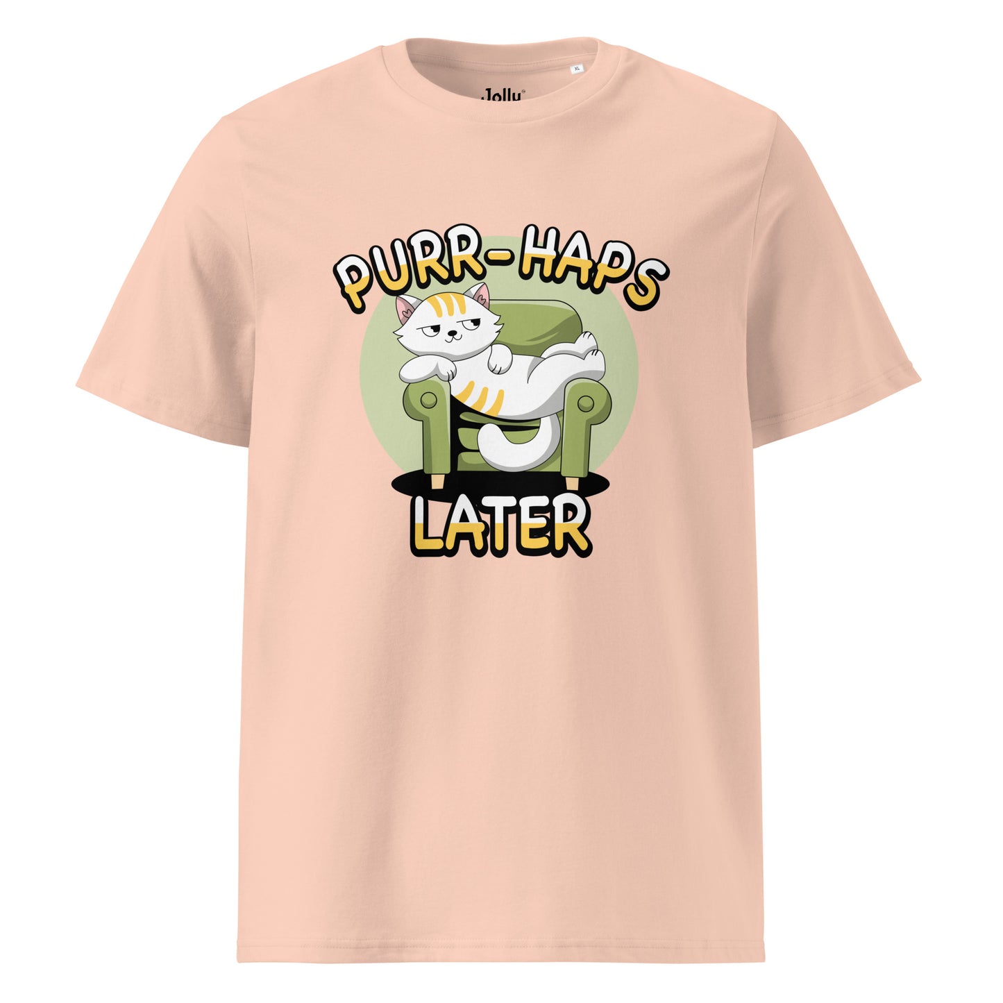 Funny Cat T-Shirt – Purr-haps Later (Couch Potato) - JollyKitties