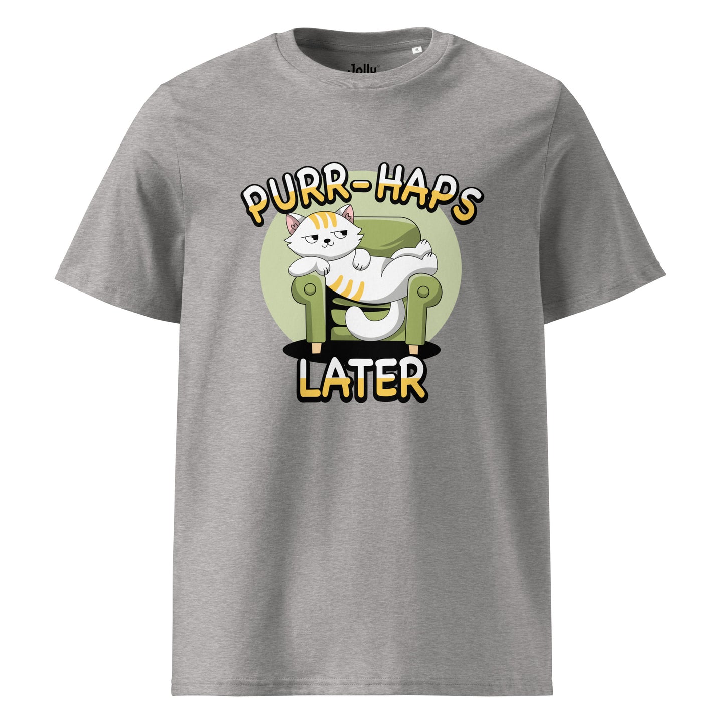 Funny Cat T-Shirt – Purr-haps Later (Couch Potato) - JollyKitties