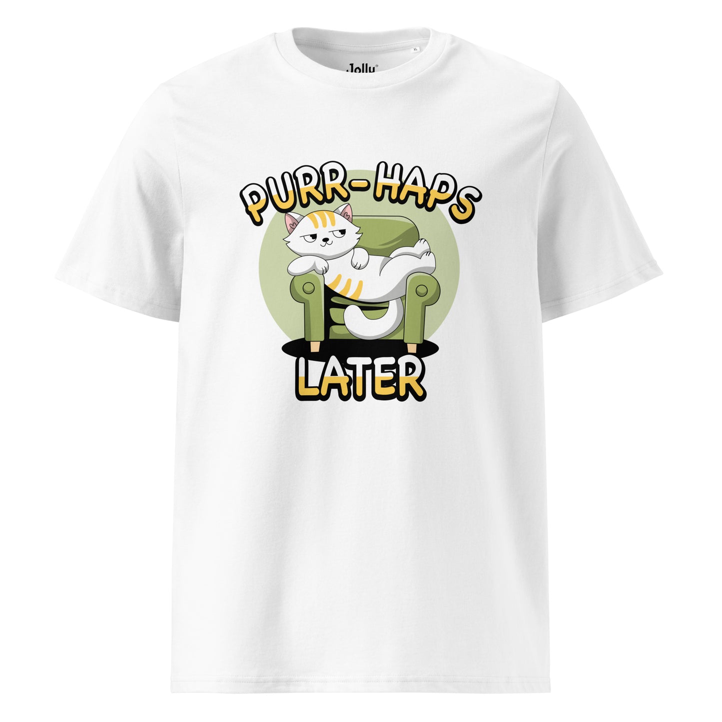 Funny Cat T-Shirt – Purr-haps Later (Couch Potato) - JollyKitties