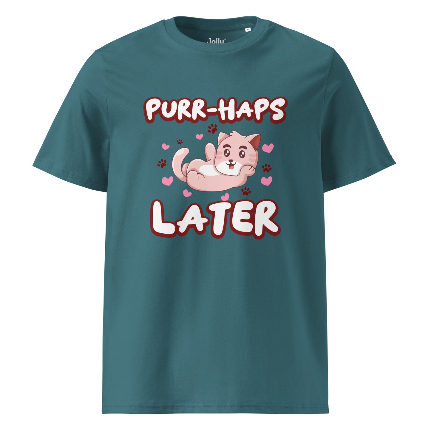 Funny Cat T-Shirt – Purr-haps Later - JollyKitties